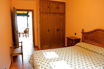 Cama o camas de una habitación en Las Casas de Agapito