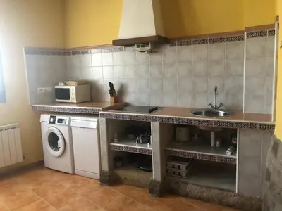 Una cocina o zona de cocina en Casa Rural La Curva