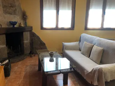 Zona de estar de Casa Rural La Curva