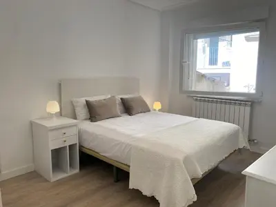 Cama o camas de una habitación en Casa Bretón-Gran Vía