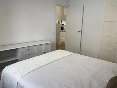 Cama o camas de una habitación en Casa Bretón-Gran Vía