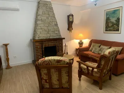Zona de estar de El Encanto de Abadía