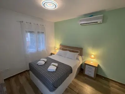 Cama o camas de una habitación en Apartamento Casa Vivian