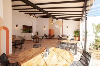 Zona de estar de Hotel Rural el Turuñuelo