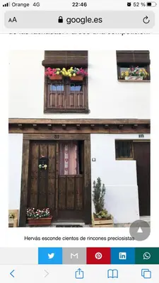 Plano de casa rural La Morucha de Hervás