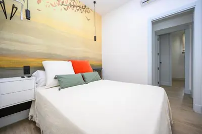 Cama o camas de una habitación en Casa Pago del Serrallo, a 30 min de Puy du Fou
