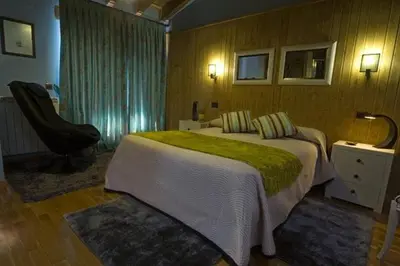 Cama o camas de una habitación en Aguamarina SPA Azagalla Rural