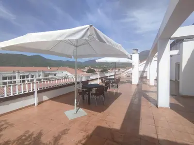Un balcón o terraza de Apartamento Alhondiga Hervás