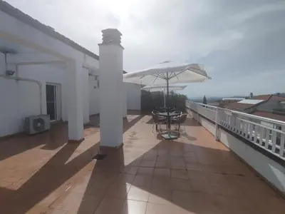 Un balcón o terraza de Apartamento Alhondiga Hervás