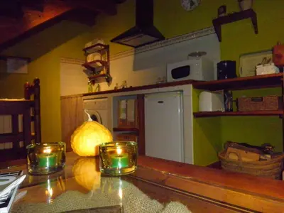 Una cocina o zona de cocina en El Alamo. Azagalla Rural