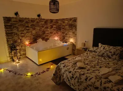 Cama o camas de una habitación en Los Chulillos