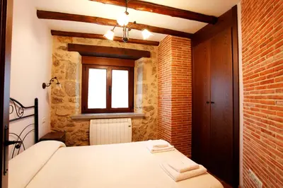 Cama o camas de una habitación en Apartamento Puerta del Sol de 1 habitación