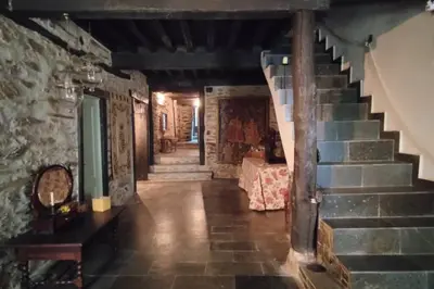 Plano de Casa rural con piscina privada