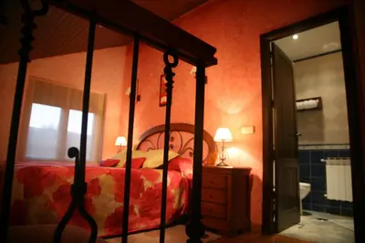 Cama o camas de una habitación en La Galamperna
