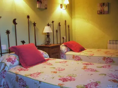 Cama o camas de una habitación en La Galamperna