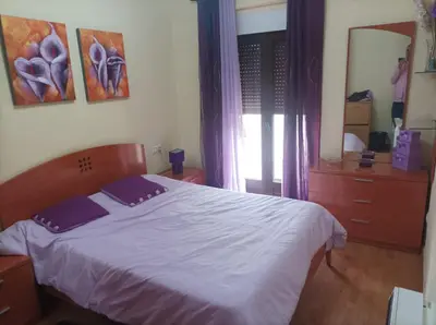 Cama o camas de una habitación en Casa Víctor