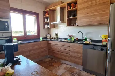 Una cocina o zona de cocina en Casa Rural Emilia