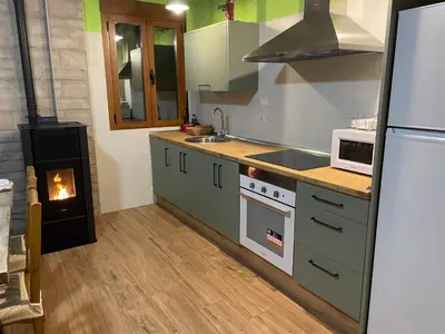 Una cocina o zona de cocina en Casa Sierra de Gata - Apartamento Rural