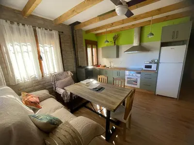 Una cocina o zona de cocina en Casa Sierra de Gata - Apartamento Rural