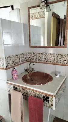 Un baño de Casa Rural Lares