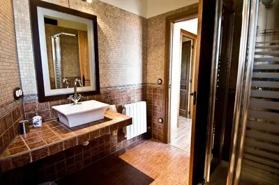 Un baño de Casa Rural Aquilamas