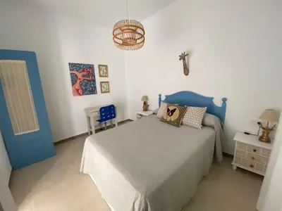 Cama o camas de una habitación en La casa de Alejandra