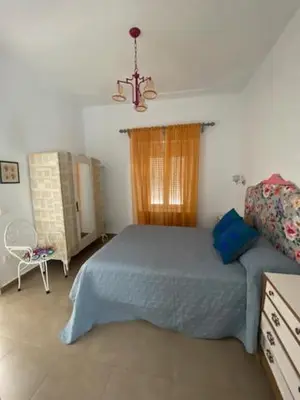 Cama o camas de una habitación en La casa de Alejandra