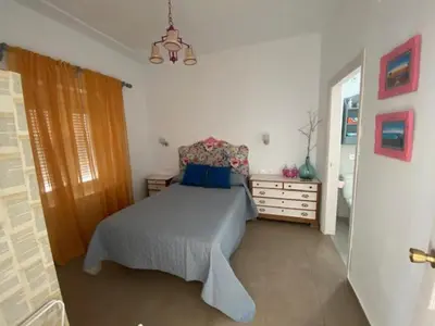 Cama o camas de una habitación en La casa de Alejandra