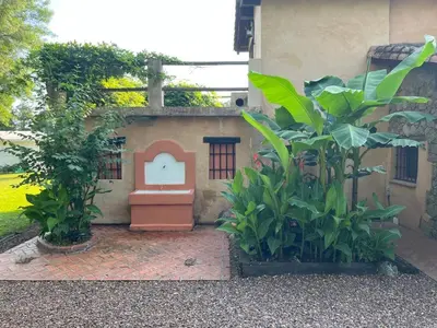Jardín al aire libre en El Bosque de Candeleda