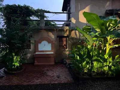 Jardín al aire libre en El Bosque de Candeleda