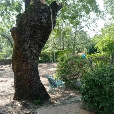 Jardín al aire libre en Casa Rural Viñas Perdidas