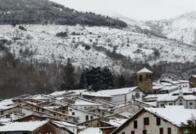 Casa Rural Viñas Perdidas en invierno