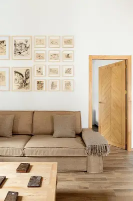 Zona de estar de Apartamentos turísticos EL PATIO DEL NOGAL