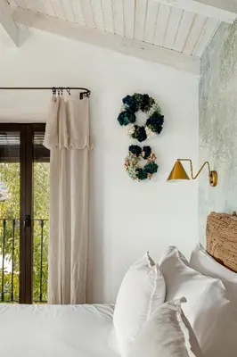 Cama o camas de una habitación en Apartamentos turísticos EL PATIO DEL NOGAL