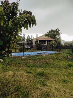 Jardín al aire libre en La casa de la parcela