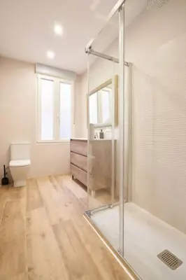 Un baño de Amplio alojamiento centro barrio del Oeste