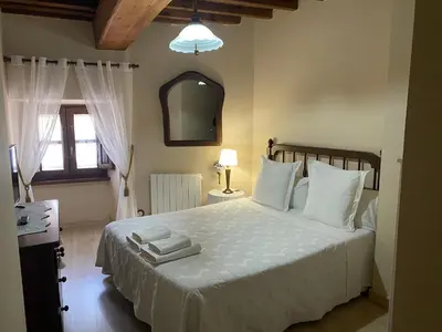 Cama o camas de una habitación en Hotel rural Rinconada de las Arribes
