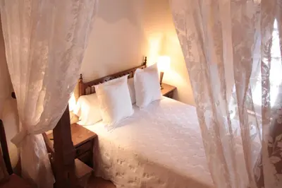 Cama o camas de una habitación en Hotel rural Rinconada de las Arribes
