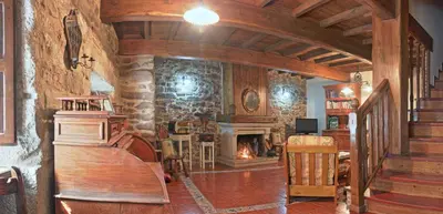 Zona de estar de Hotel rural Rinconada de las Arribes