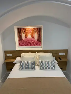 Cama o camas de una habitación en Casa Estudio Trujillo
