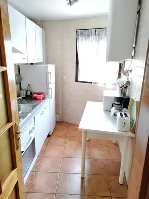 Una cocina o zona de cocina en Apartamentos El Mirador