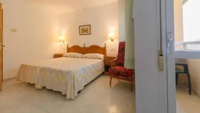 Cama o camas de una habitación en Hotel La Glorieta