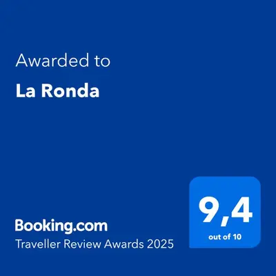 Certificado, premio, señal o documento que está expuesto en La Ronda