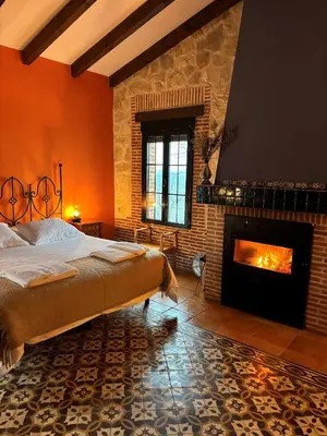 Cama o camas de una habitación en El Encuentro - Casa Rural -