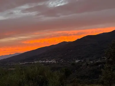 Paisaje cerca de este chalet de montaña