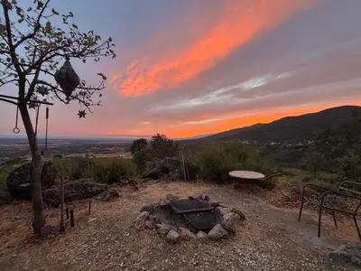 Paisaje cerca de este chalet de montaña