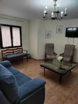 Zona de estar de Hotel la Hoja***