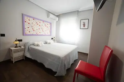 Cama o camas de una habitación en Del Arzobispo