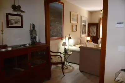 Zona de estar de Fantástico Apartamento Casa Macarena Plaza Mayor