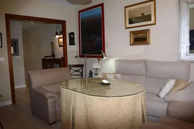 Zona de estar de Fantástico Apartamento Casa Macarena Plaza Mayor